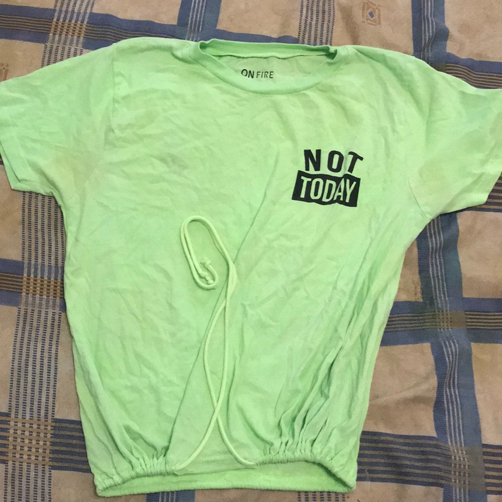 Slime green shirt